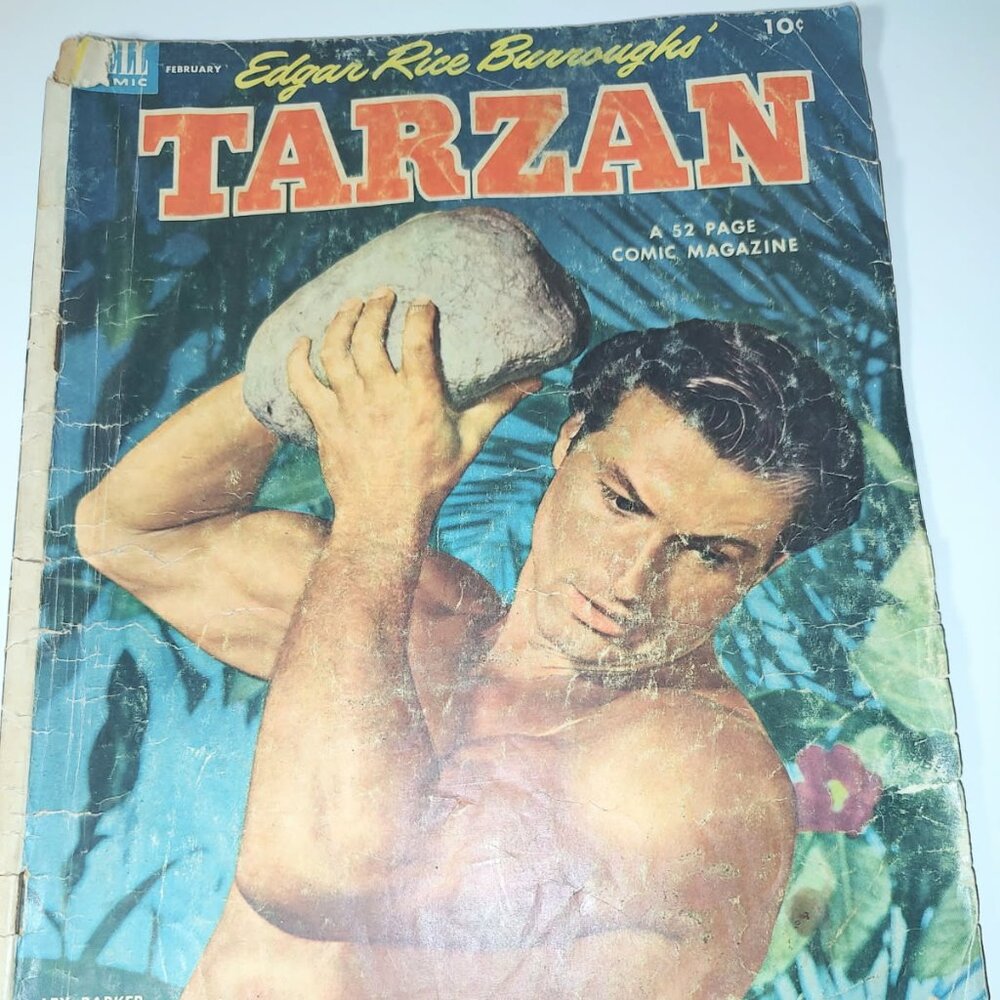 Tarzan #41-1953 Comic Book-Lex Barker-Dell Comic-"Tower of Ta-Dan"-AS IS